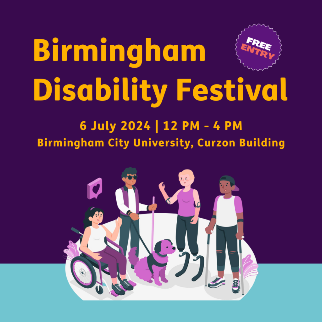 Birmingham Disability Festival Poster