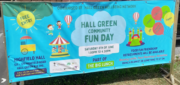 Photo of Hall Green Community Fun Day Banner